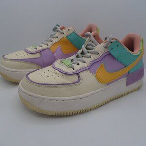 Nike Air Force 1 Low Shadow Womens Size 8.5 Ivory Pink Athletic Shoes Sneakers